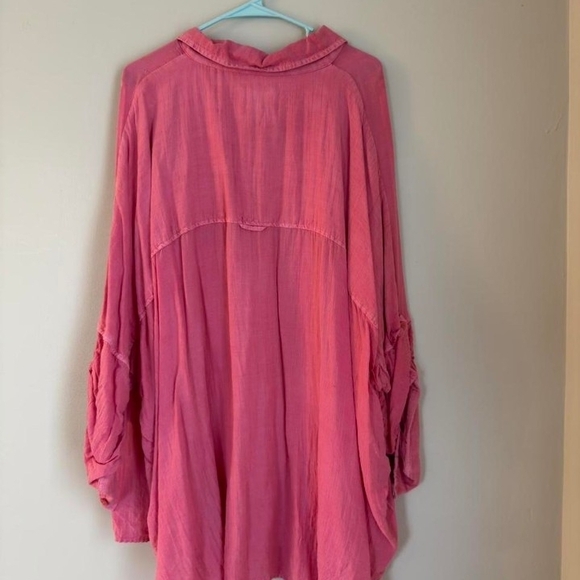 American Eagle Oversized Button-Up Shirt - Picture 6 of 7